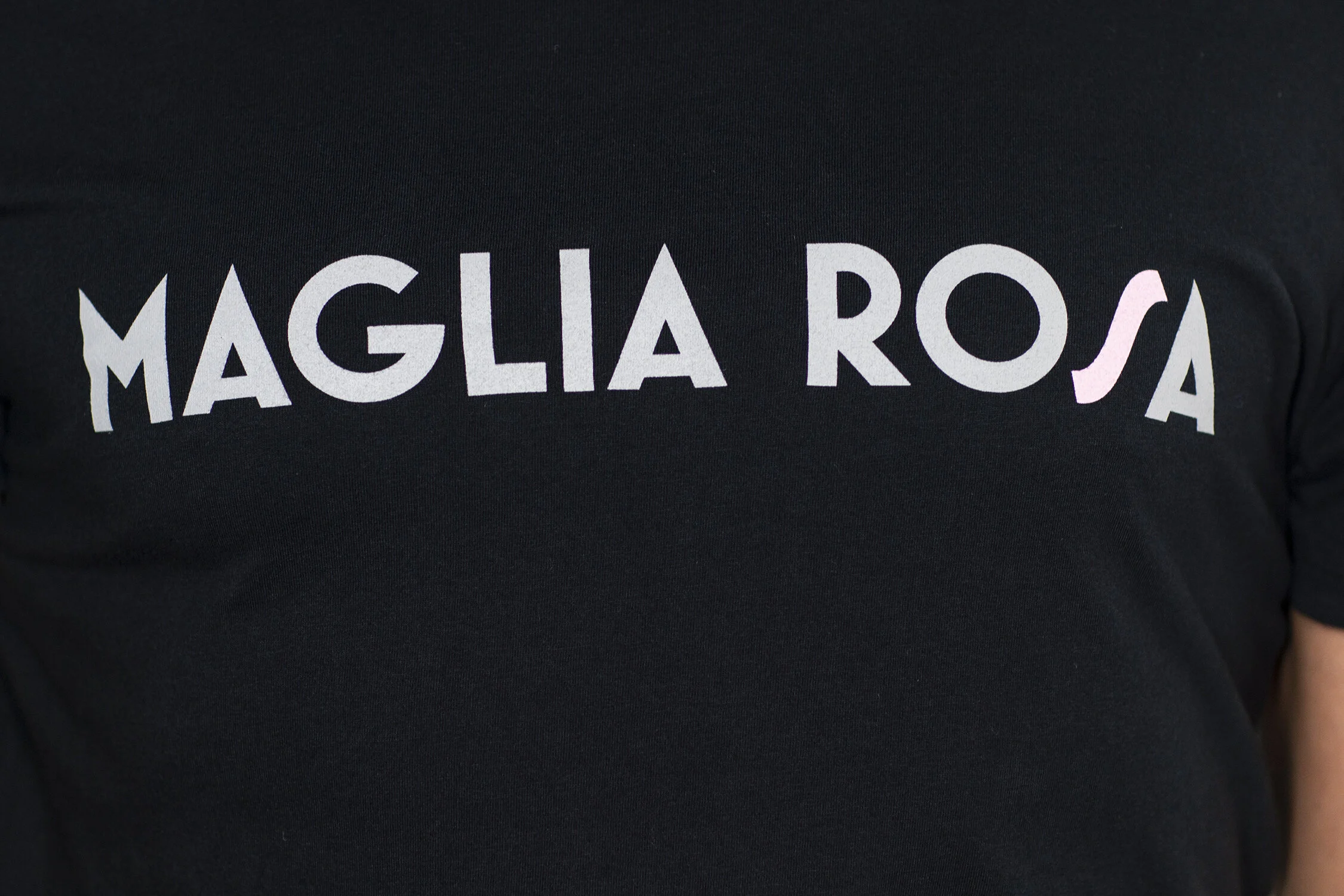 Maglia Rosa NYC T-Shirt - Black / Grey & Pink Logo — Maglia Rosa